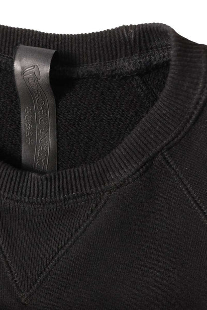 Chrome Hearts 7-11 CREW Back CH Sweatshirt Black Size XS