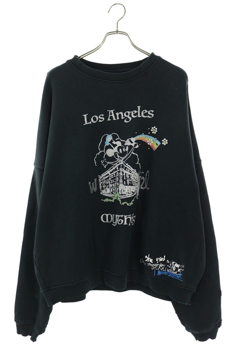 Paly Hollywood MYTHYSS Graphic Sweatshirt Black Size M/L