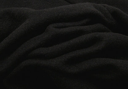 Yohji Yamamoto FEMME Heavy Melton Coat Black Size M