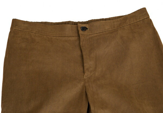 ISSEY MIYAKE HaaT Faux Suede Tapered Pants Brown Size 3