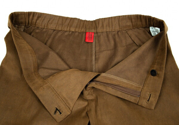 ISSEY MIYAKE HaaT Faux Suede Tapered Pants Brown Size 3