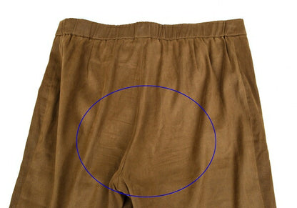 ISSEY MIYAKE HaaT Faux Suede Tapered Pants Brown Size 3