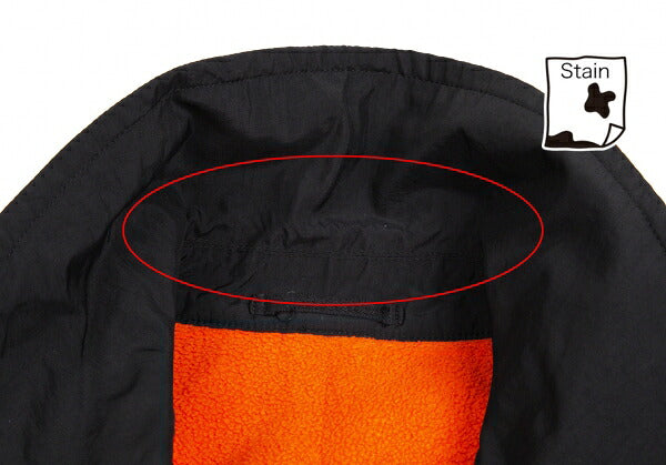 COMME des GARCONS HOMME PLUS Fleece Coat Black/Orange Size L