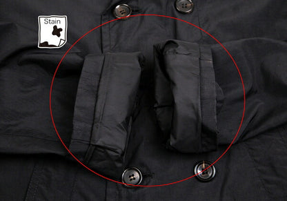 COMME des GARCONS HOMME PLUS Fleece Coat Black/Orange Size L
