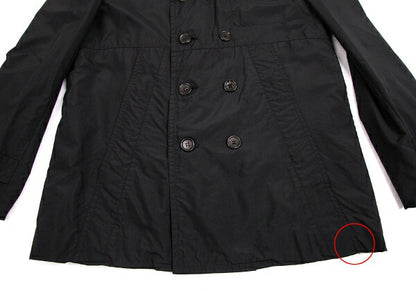 COMME des GARCONS HOMME PLUS Fleece Coat Black/Orange Size L
