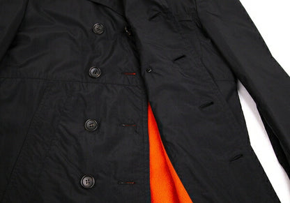 COMME des GARCONS HOMME PLUS Fleece Coat Black/Orange Size L