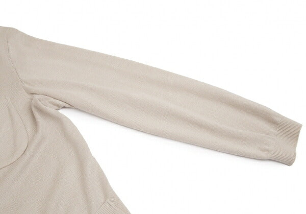 ISSEY MIYAKE MEN Beige Acrylic Linen Knit Jacket Size 2