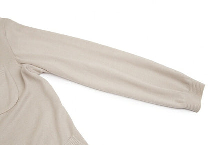ISSEY MIYAKE MEN Beige Acrylic Linen Knit Jacket Size 2