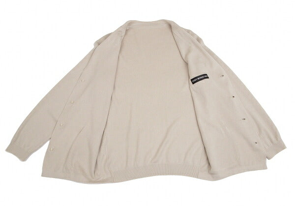 ISSEY MIYAKE MEN Beige Acrylic Linen Knit Jacket Size 2