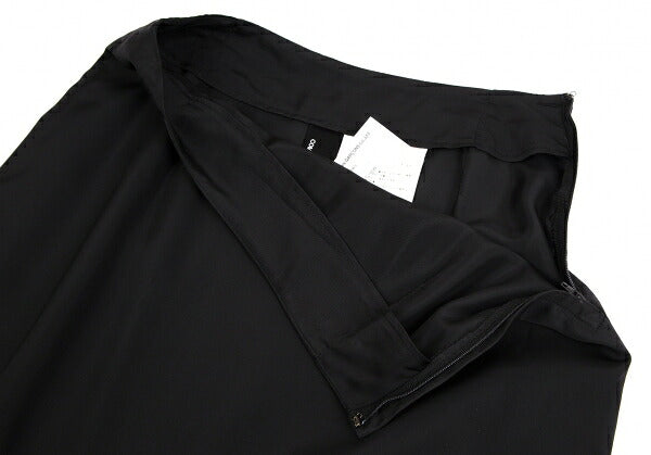 COMME des GARCONS Cupro Hem Boa Flare Skirt Black Size M