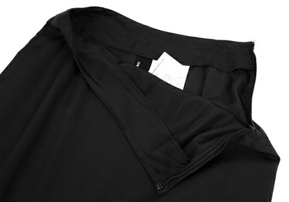 COMME des GARCONS Cupro Hem Boa Flare Skirt Black Size M