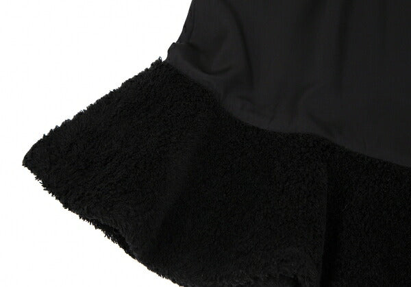 COMME des GARCONS Cupro Hem Boa Flare Skirt Black Size M