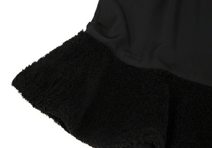 COMME des GARCONS Cupro Hem Boa Flare Skirt Black Size M