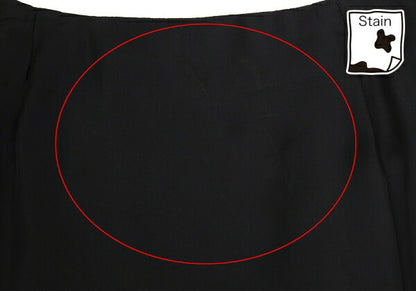 COMME des GARCONS Cupro Hem Boa Flare Skirt Black Size M