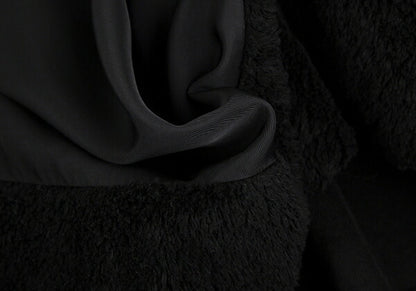 COMME des GARCONS Cupro Hem Boa Flare Skirt Black Size M