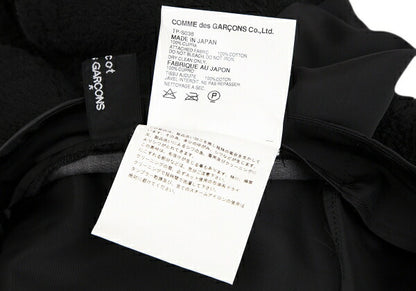 COMME des GARCONS Cupro Hem Boa Flare Skirt Black Size M