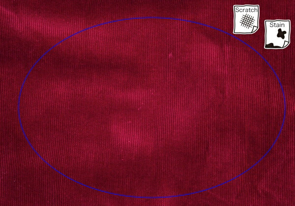 PINK HOUSE Bear Embroidered Corduroy Skirt Red Size M