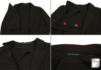 Yohji Yamamoto FEMME Multi-Button Buttonless Long Size 1