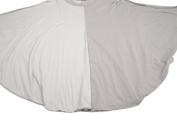 LIMI feu Cotton Rayon Panel Poncho Gray Size S
