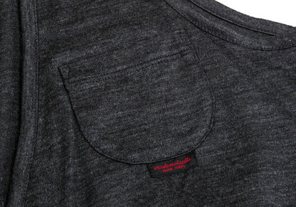 Mademoiselle NON NON Wool Jersey Vest Charcoal Size M