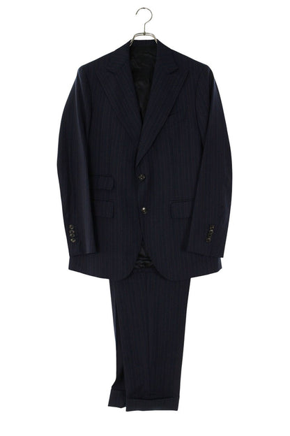 GABRIELE PASINI Wool Stripe 3-Piece Suit Navy Size 46R