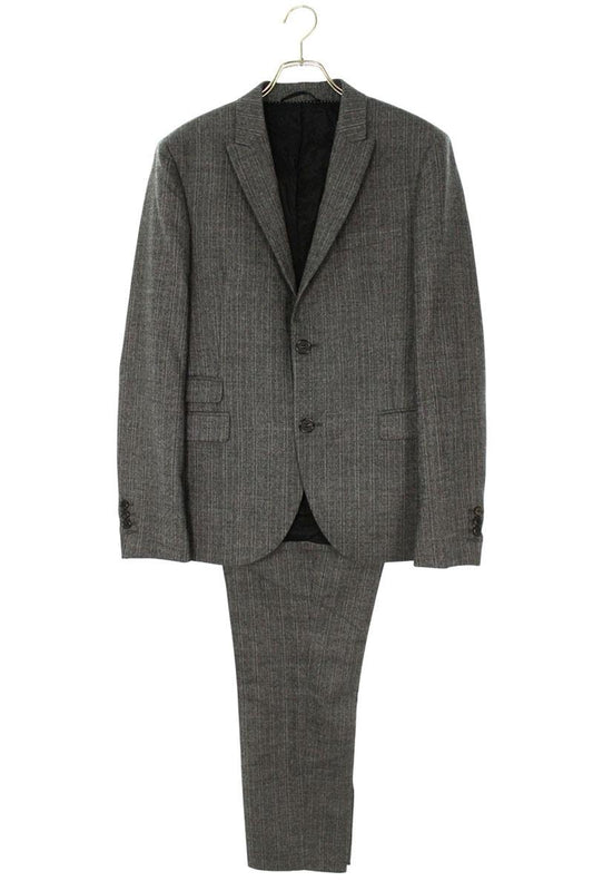 Neil Barrett Wool Blend Tailored Suit Gray Size 48R
