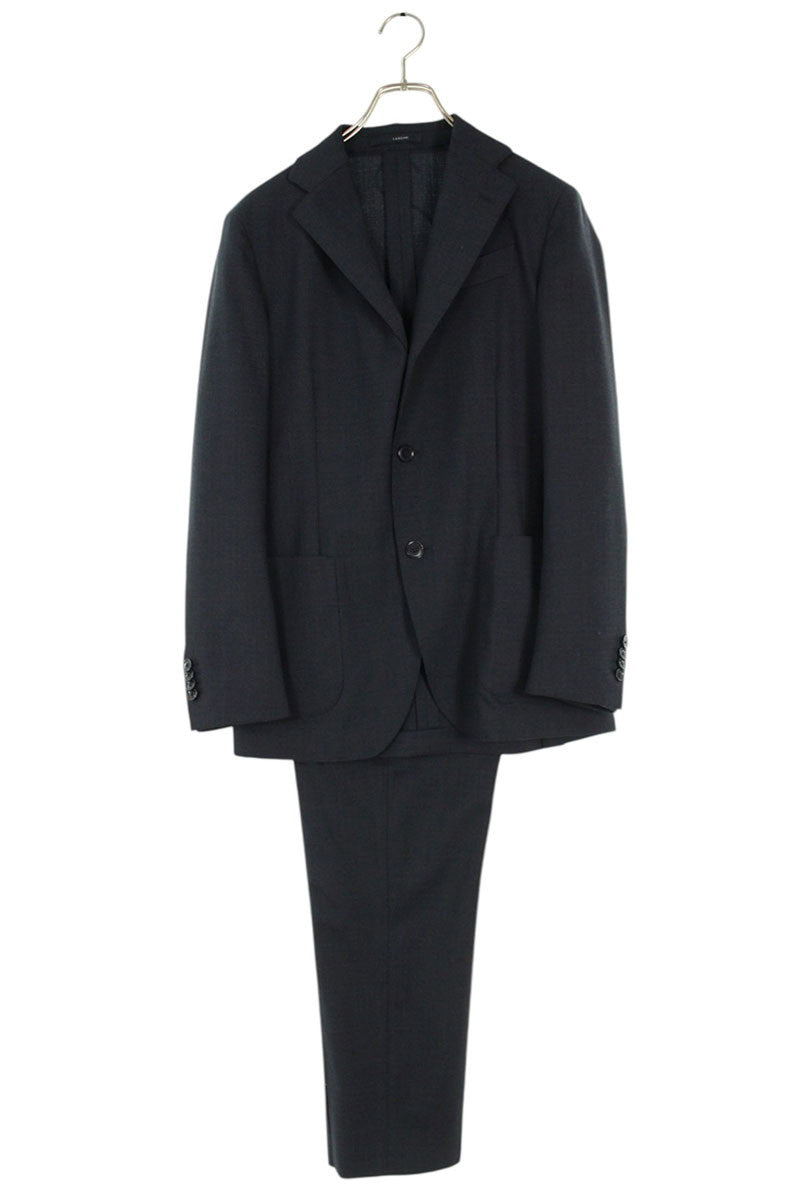 lardini Poly Wool Blend Suit Navy Size 46R