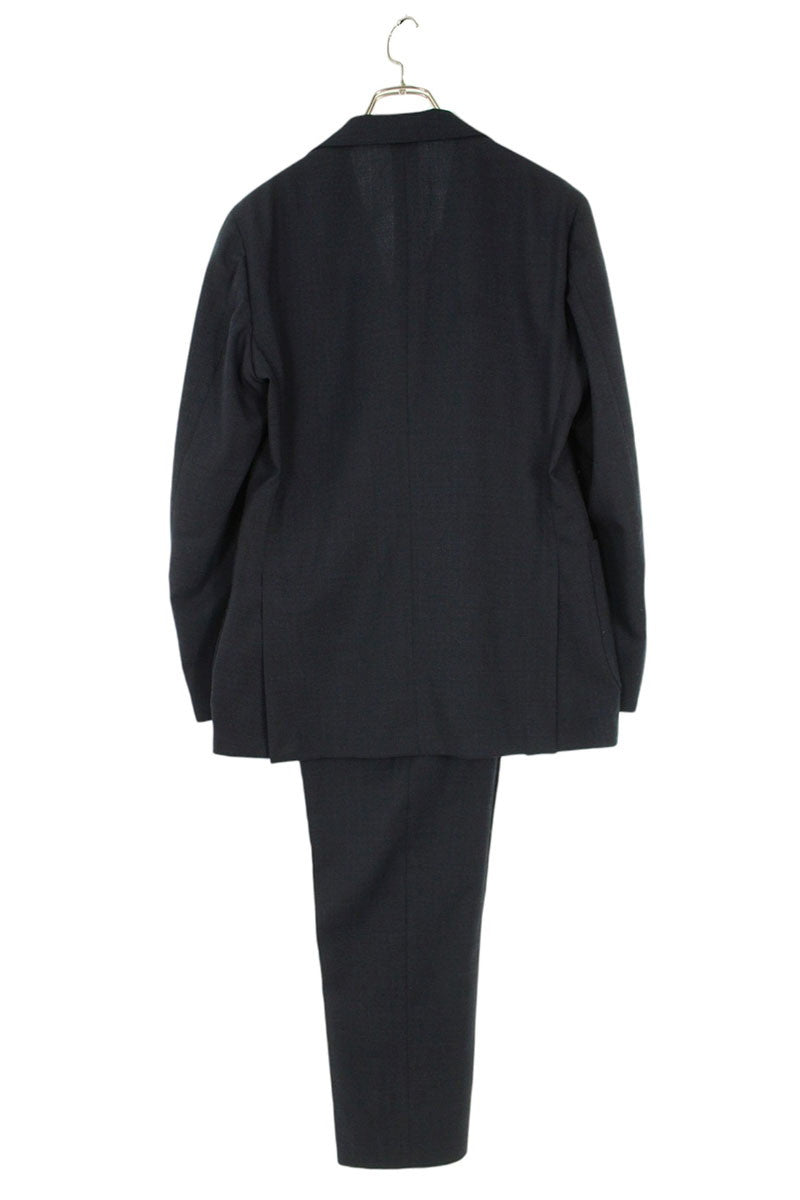 lardini Poly Wool Blend Suit Navy Size 46R