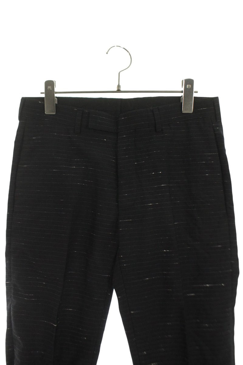 Dior HOMME Wool Blend Stripe 2-Piece Suit Black Size S