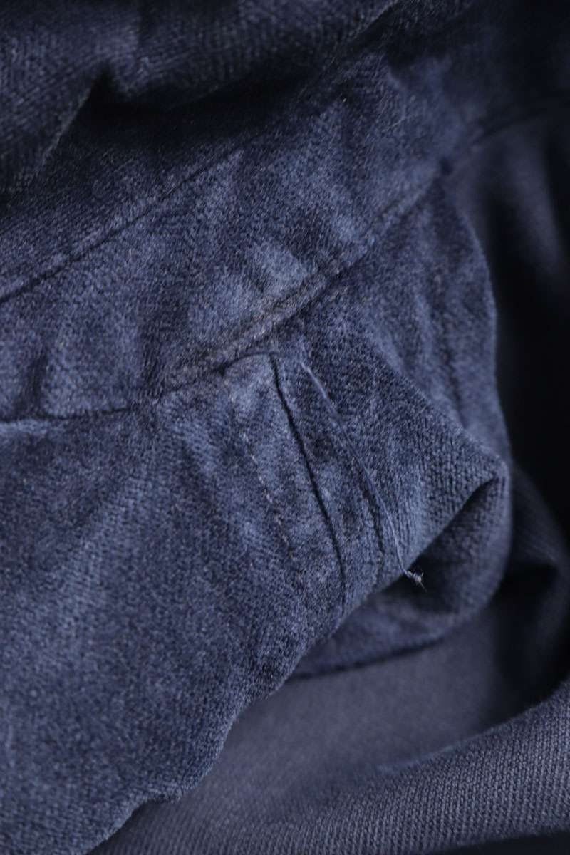 GABRIELE PASINI Velvet Rose Embroidered DB Suit Navy Size S