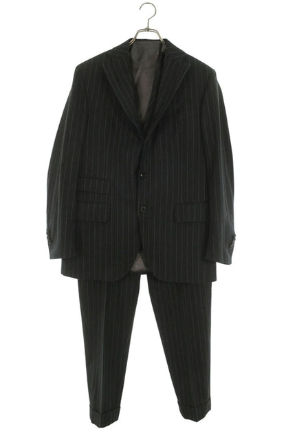GABRIELE PASINI Wool Stripe 3-Piece Suit Gray Size 48R