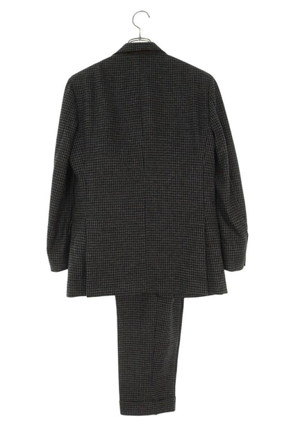 GABRIELE PASINI Gray Houndstooth Wool 3-Piece Suit Size 46R