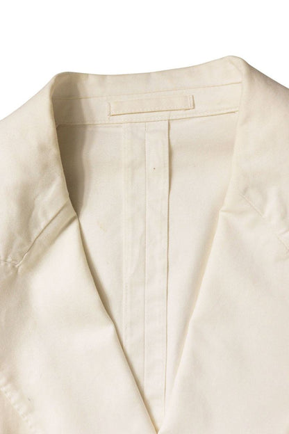 GABRIELE PASINI White Cotton Double-Breasted Suit Size 46R