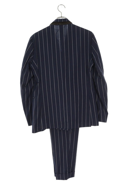 GABRIELE PASINI Navy Wool Stripe DB Suit Set Size 46R