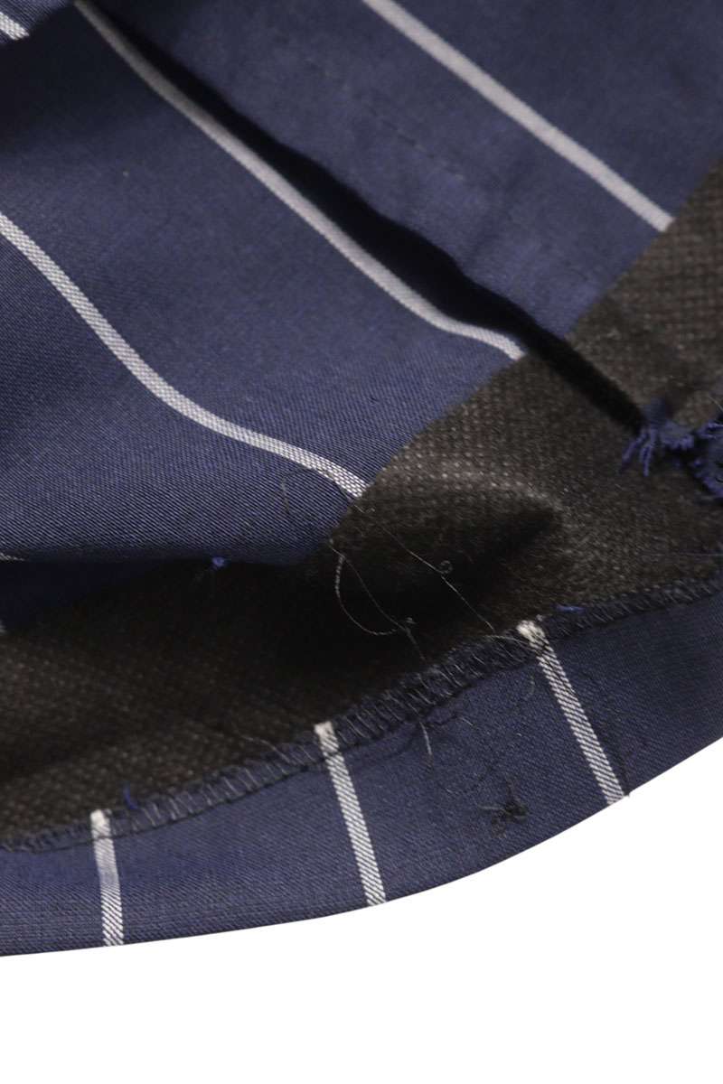 GABRIELE PASINI Navy Wool Stripe DB Suit Set Size 46R