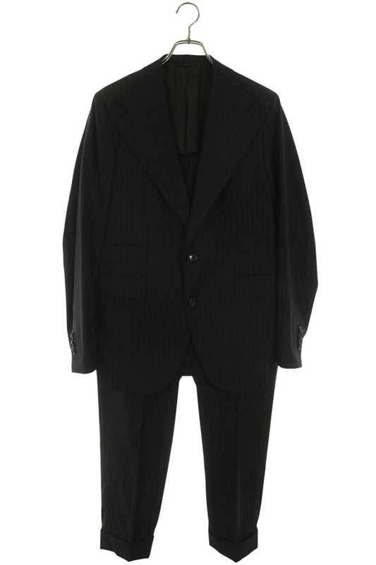 GABRIELE PASINI Stripe 3-Button Suit Black Size 50R