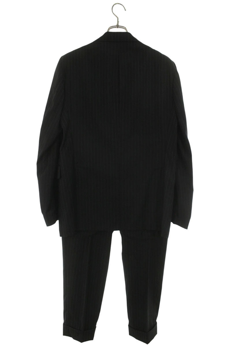 GABRIELE PASINI Stripe 3-Button Suit Black Size 50R