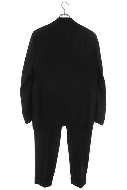 GABRIELE PASINI Stripe 3-Button Suit Black Size 50R