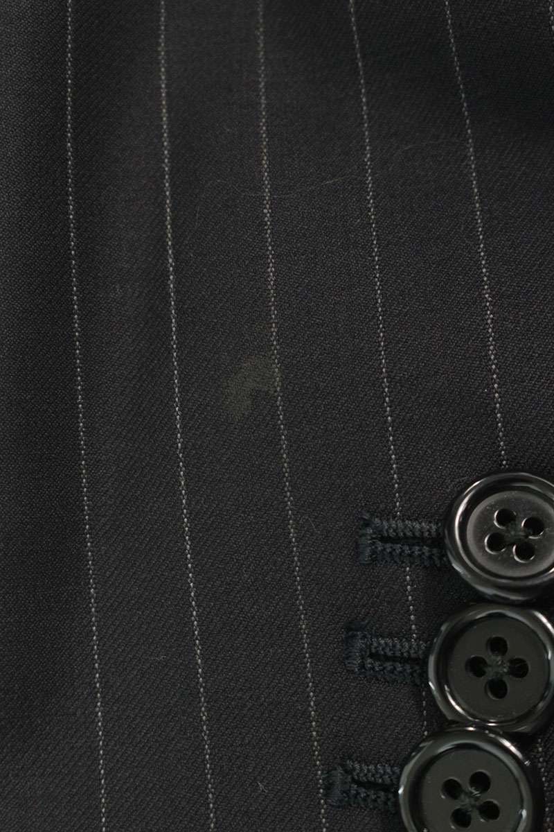 GABRIELE PASINI Stripe 3-Button Suit Black Size 50R