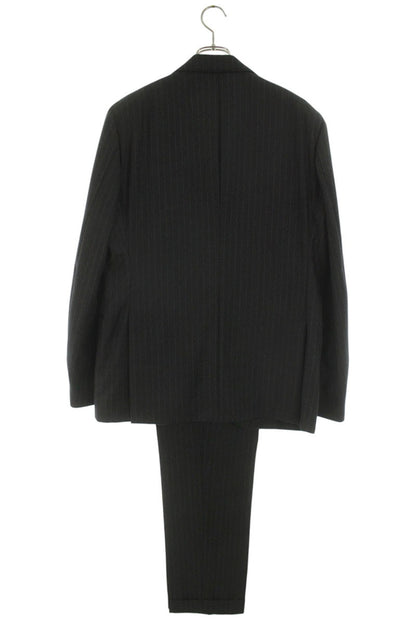 LARDINI Gray Wool Stripe Suit Size 50R