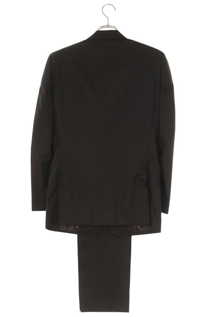 DOLCE & GABBANA Wool Silk Peaked Lapel Striped Suit Size 46R