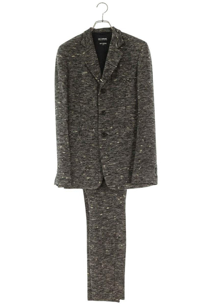 RAF SIMONS 08AW Tweed Jacket Pants Set Gray Size S