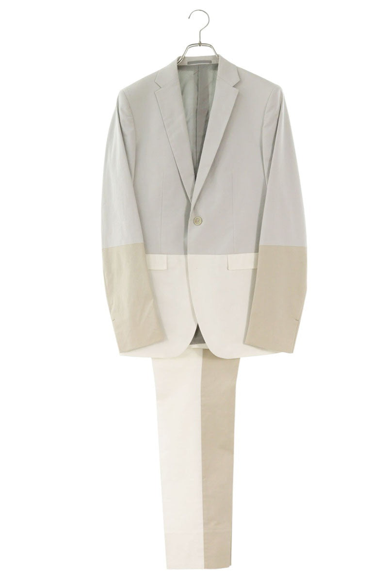 JILSANDER 08AW Panel Design Suit Set Gray/White Size S