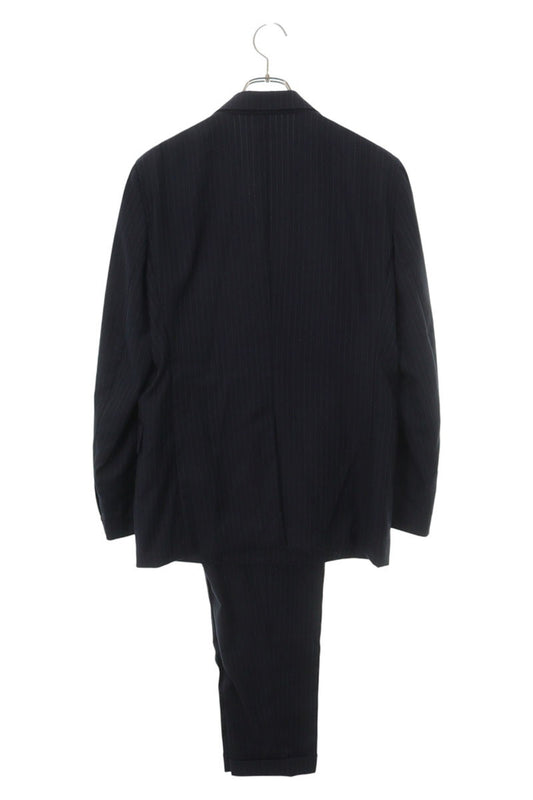 DSQUARED Wool Striped Double Breasted Suit Set Navy Size S