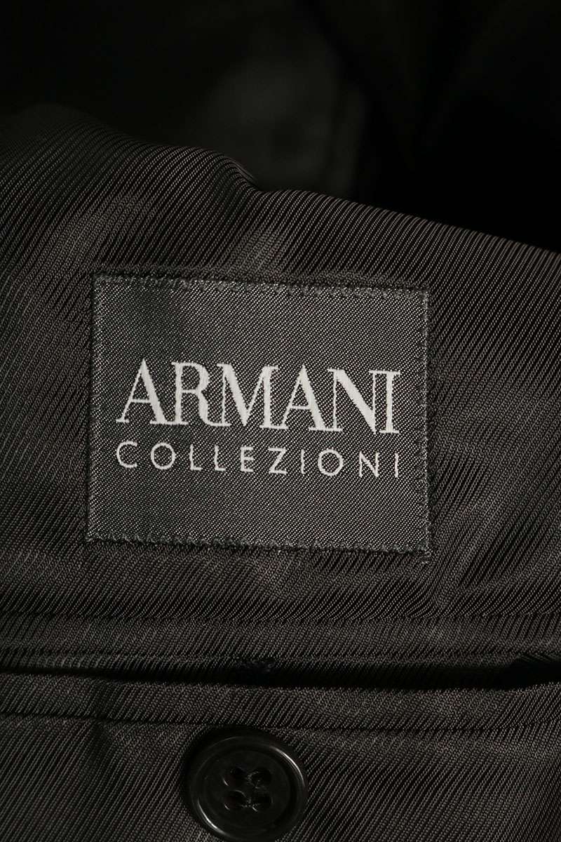 ARMANI COLLEZIONI Viscose Wool Blend Suit Gray Size 50