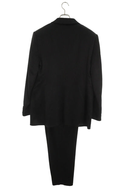 SAINT LAURENT PARIS 25SS Silk Suit Black Size 48
