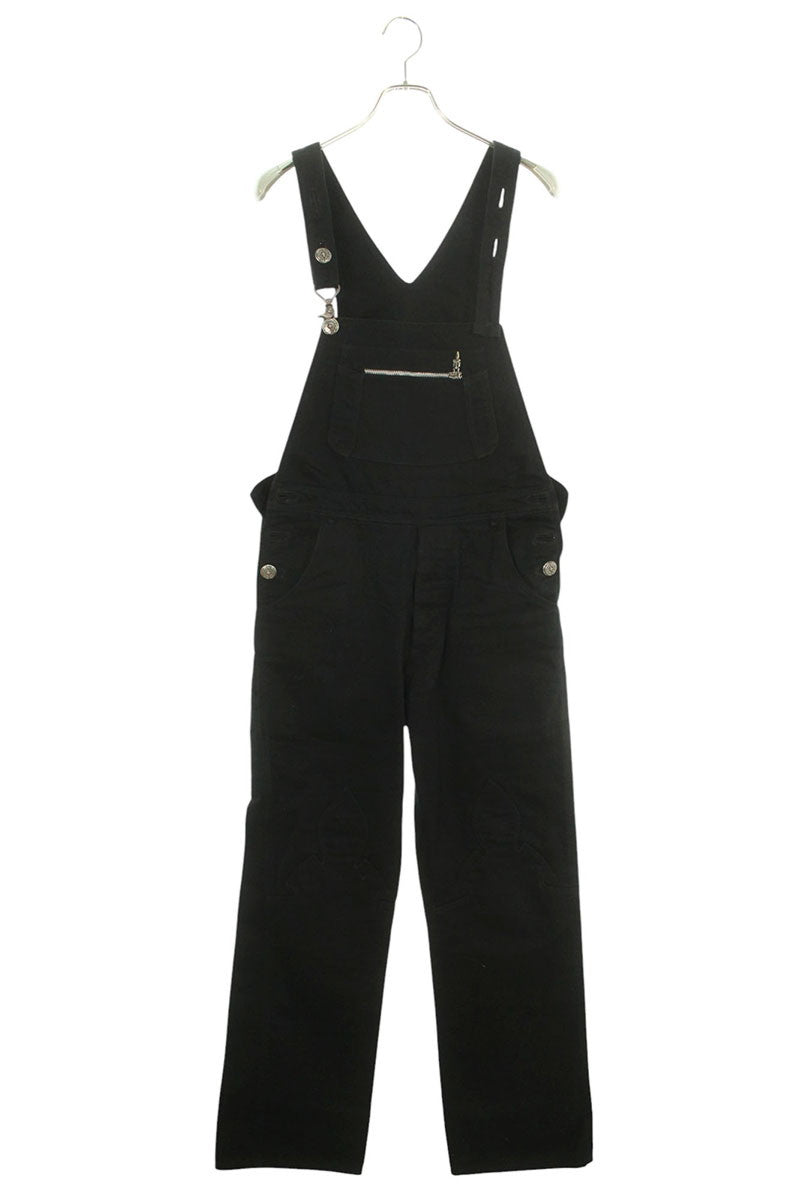 Chrome Hearts Cross Ball Button Denim Overalls Size 33 Inch
