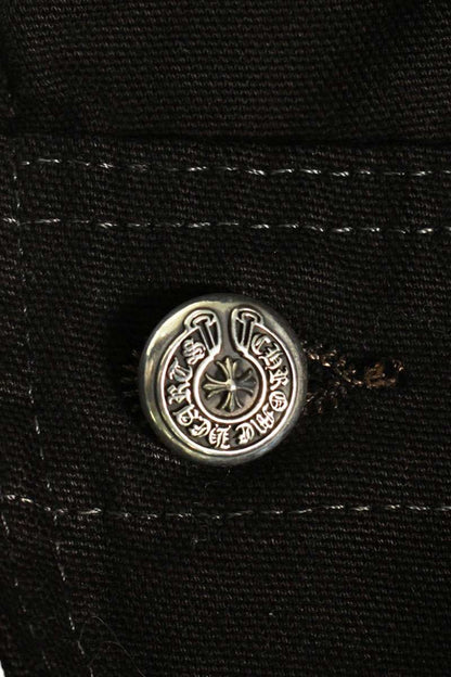 Chrome Hearts Cross Ball Button Painter Overall Size XL