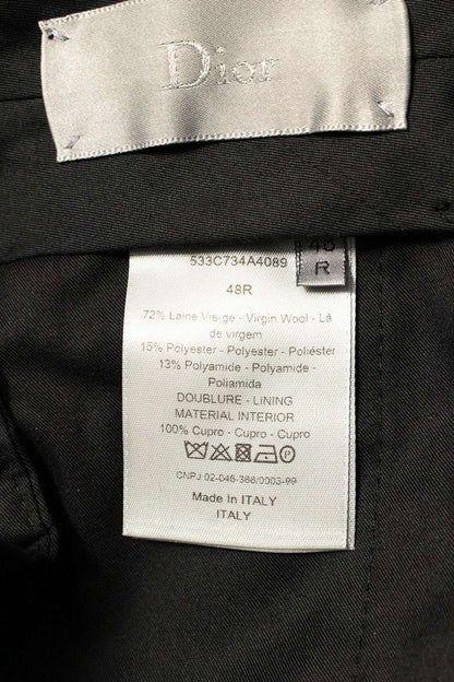 DIOR Gray Wool Tailored Suit Set Size 48