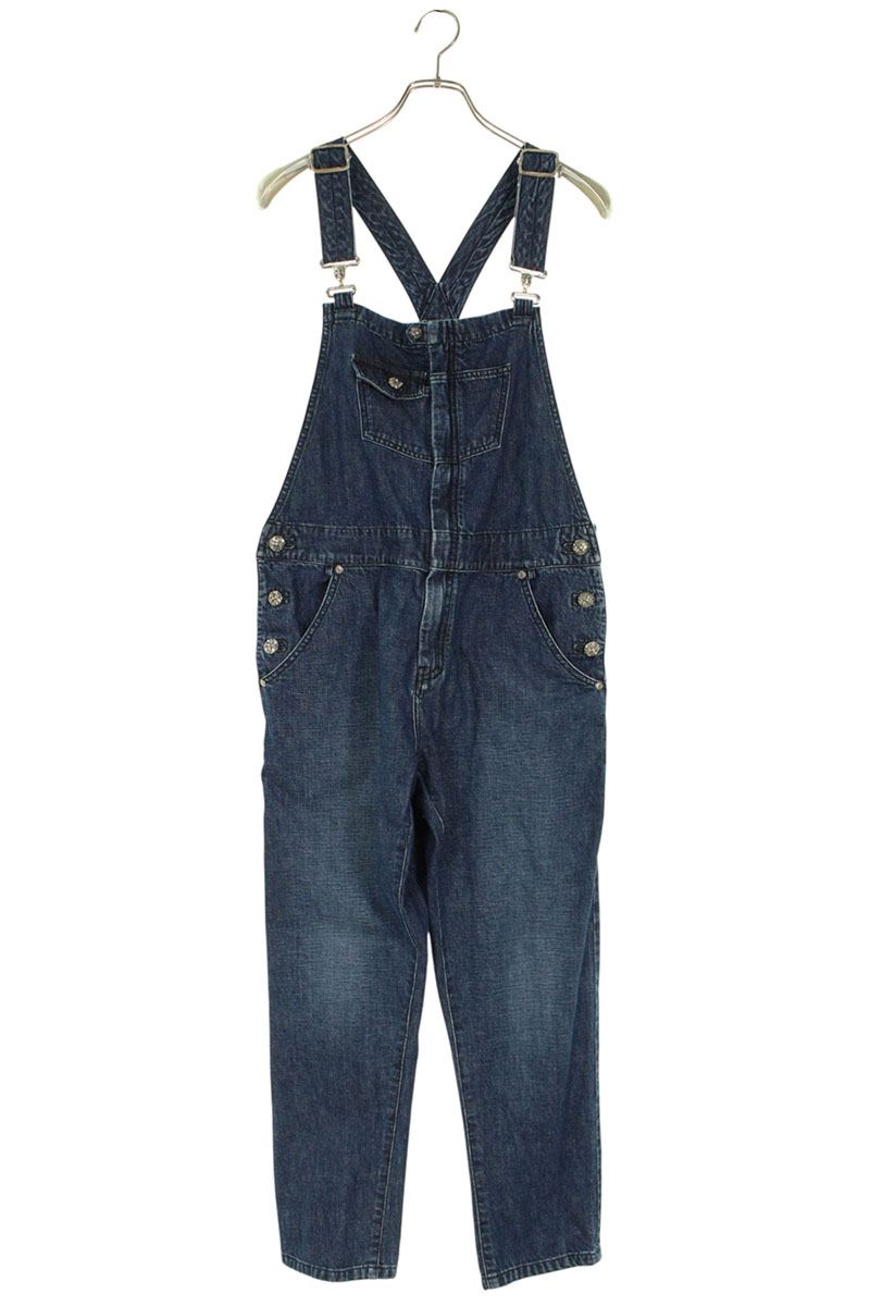 Chrome Hearts Cross Ball Button Denim Overall Size 32
